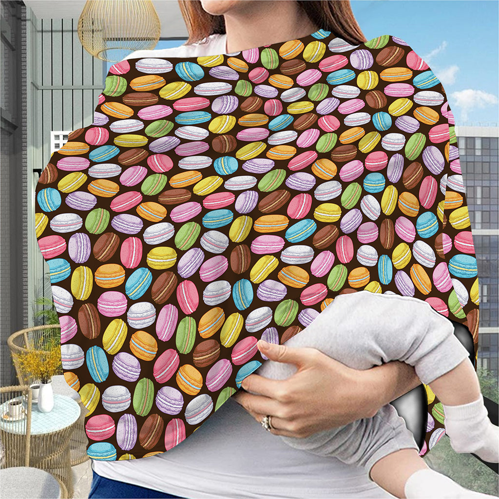 Colorful Macarons Pattern Print Baby Seat Cover