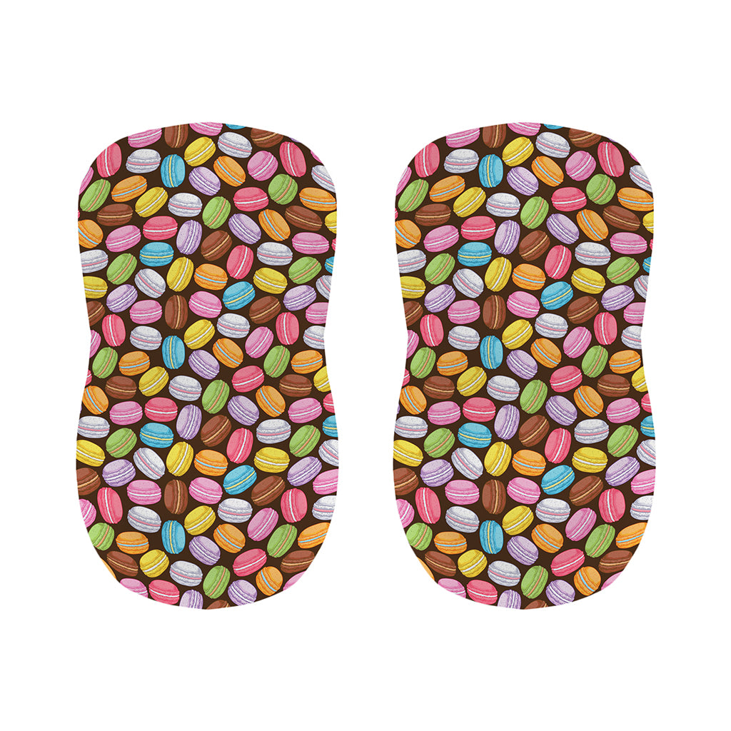 Colorful Macarons Pattern Print Bar Stool Covers