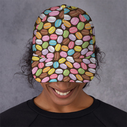 Colorful Macarons Pattern Print Baseball Cap
