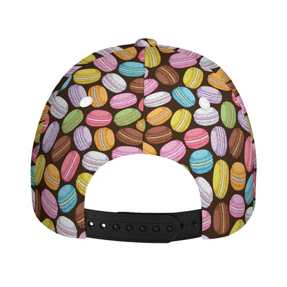 Colorful Macarons Pattern Print Baseball Cap
