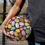 Colorful Macarons Pattern Print Basketball