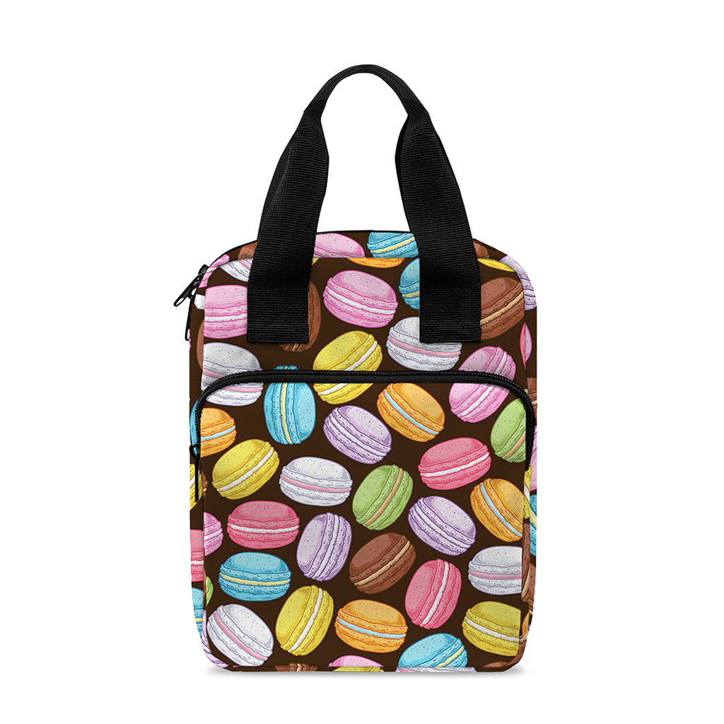 Colorful Macarons Pattern Print Bible Tote Bag