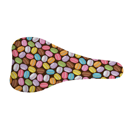 Colorful Macarons Pattern Print Bicycle Seat Cover