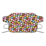 Colorful Macarons Pattern Print Car Windshield Snow Cover