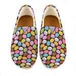 Colorful Macarons Pattern Print Casual Shoes