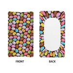 Colorful Macarons Pattern Print Changing Pad Cover