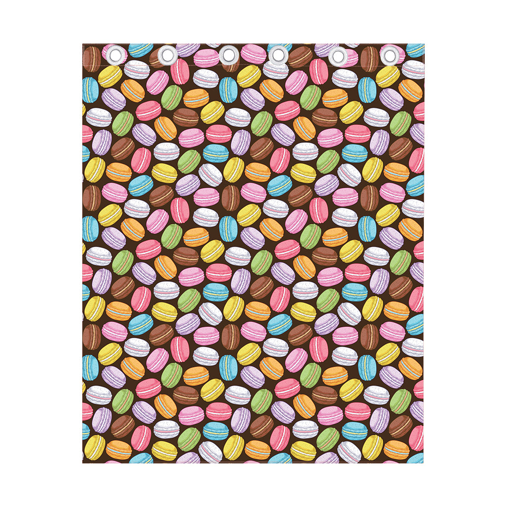Colorful Macarons Pattern Print Curtain