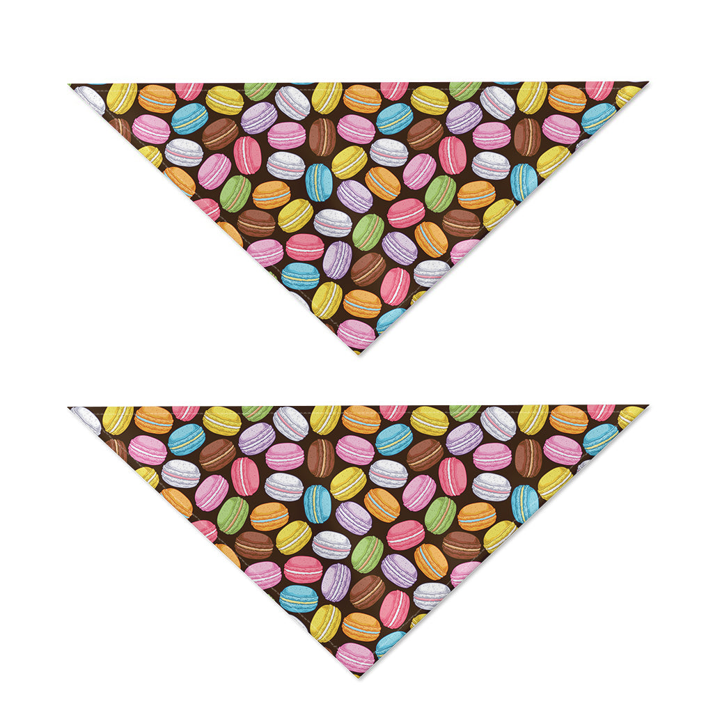 Colorful Macarons Pattern Print Dog Bandana