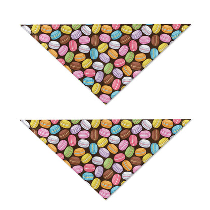 Colorful Macarons Pattern Print Dog Bandana