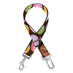 Colorful Macarons Pattern Print Dog Seat Belt