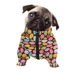 Colorful Macarons Pattern Print Dog Zip Up Jacket