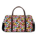 Colorful Macarons Pattern Print Duffle Bag