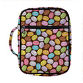 Colorful Macarons Pattern Print Front Pocket Bible Bag