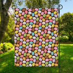 Colorful Macarons Pattern Print Garden Flag