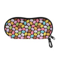 Colorful Macarons Pattern Print Glasses Case