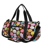 Colorful Macarons Pattern Print Gym Bag