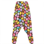 Colorful Macarons Pattern Print Hammer Pants