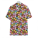 Colorful Macarons Pattern Print Hawaiian Shirt