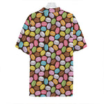 Colorful Macarons Pattern Print Hawaiian Shirt