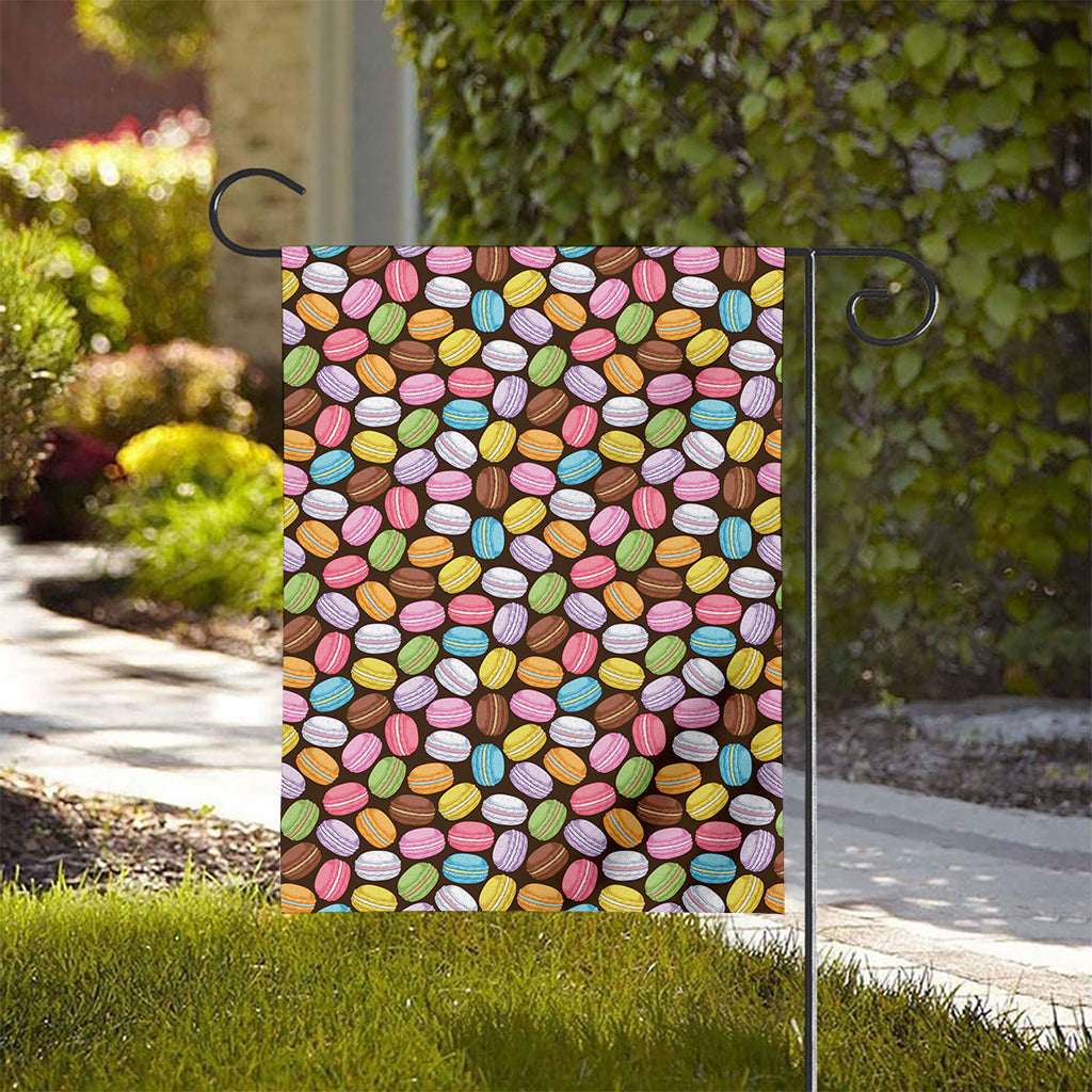 Colorful Macarons Pattern Print House Flag