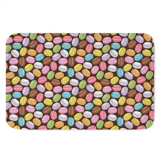 Colorful Macarons Pattern Print Indoor Door Mat