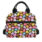 Colorful Macarons Pattern Print Insulated Lunch Bag