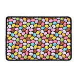 Colorful Macarons Pattern Print Kitchen Mat