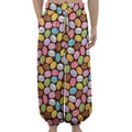Colorful Macarons Pattern Print Lantern Pants
