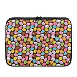 Colorful Macarons Pattern Print Laptop Sleeve