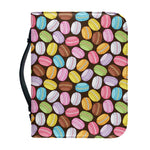 Colorful Macarons Pattern Print Leather Bible Cover