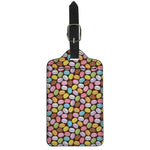 Colorful Macarons Pattern Print Luggage Tag