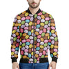 Colorful Macarons Pattern Print Men's Bomber Jacket