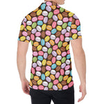 Colorful Macarons Pattern Print Men's Shirt