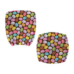 Colorful Macarons Pattern Print Office Chair Cover