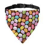 Colorful Macarons Pattern Print Over The Collar Dog Bandana