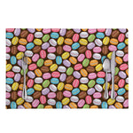 Colorful Macarons Pattern Print Placemat