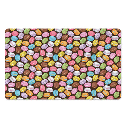 Colorful Macarons Pattern Print Polyester Doormat