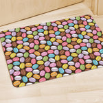 Colorful Macarons Pattern Print Polyester Doormat