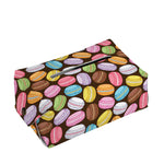 Colorful Macarons Pattern Print Rectangle Tissue Box Cover