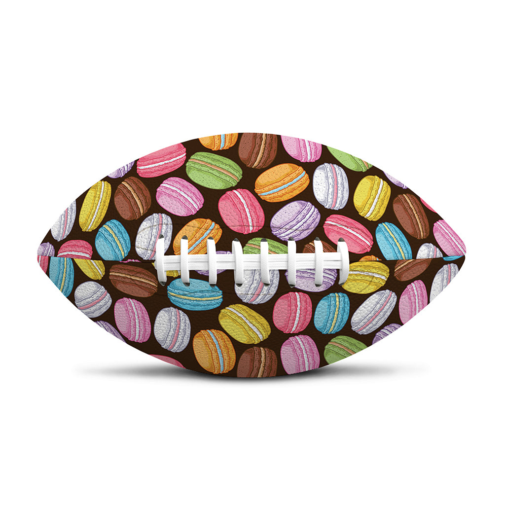 Colorful Macarons Pattern Print Rugby Ball