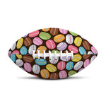 Colorful Macarons Pattern Print Rugby Ball