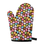 Colorful Macarons Pattern Print Single Oven Mitt