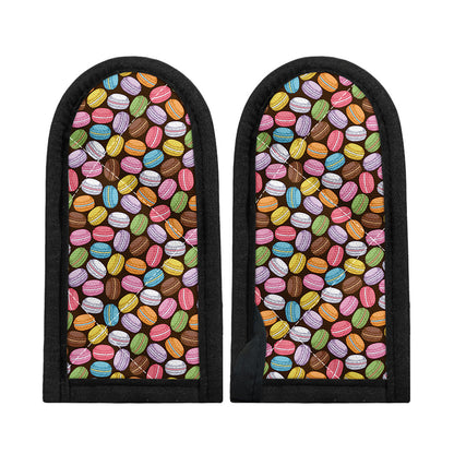 Colorful Macarons Pattern Print Skillet Handle Cover