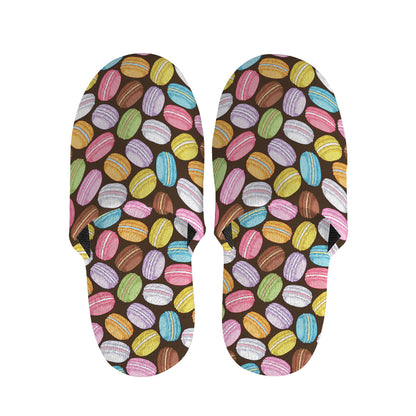 Colorful Macarons Pattern Print Slippers