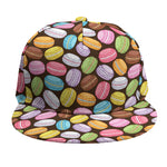 Colorful Macarons Pattern Print Snapback Cap