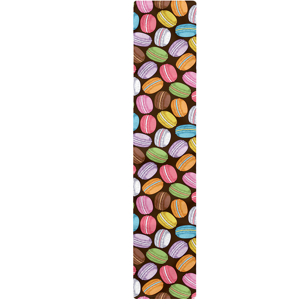 Colorful Macarons Pattern Print Table Runner
