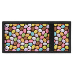 Colorful Macarons Pattern Print Trifold Wallet