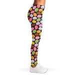 Colorful Macarons Pattern Print Women's Leggings