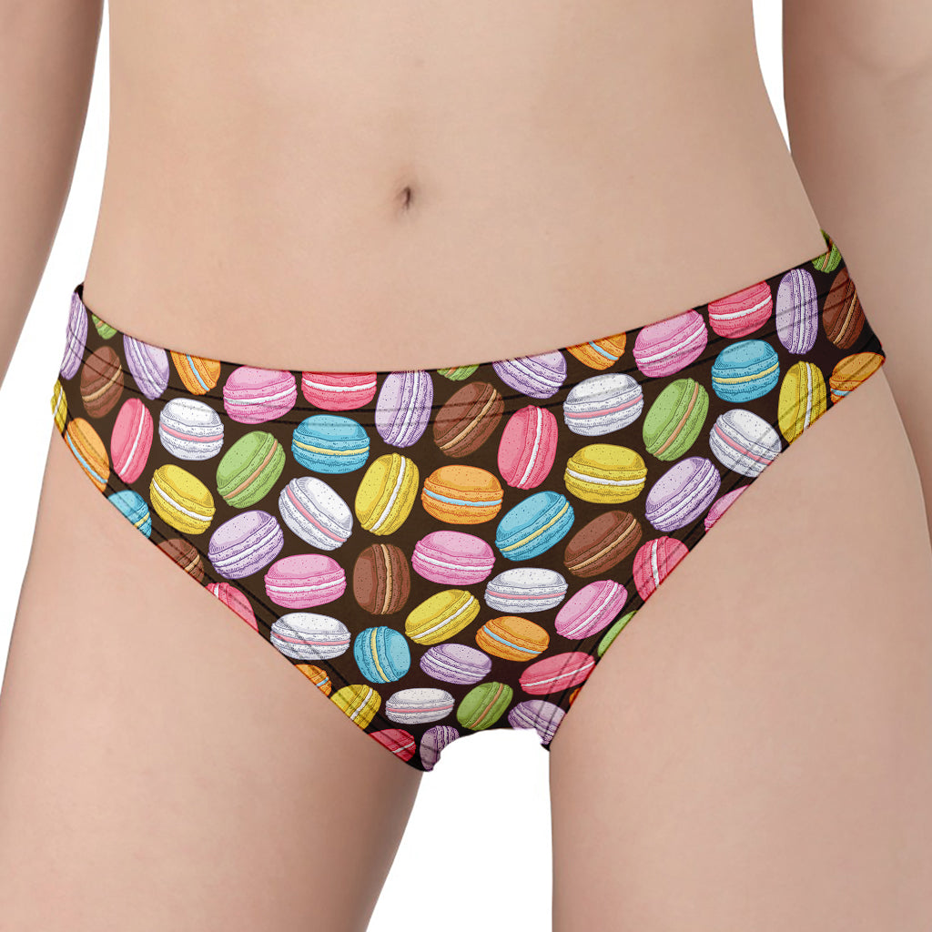 Colorful Macarons Pattern Print Women's Panties