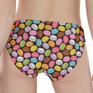 Colorful Macarons Pattern Print Women's Panties